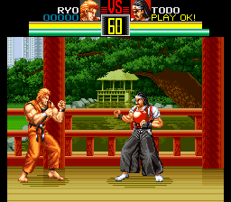 Ryuuko no Ken (Japan) In game screenshot